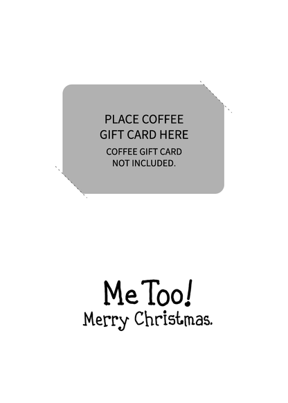 HOT COFFEE (Christmas Coffee Gift Card Holder)