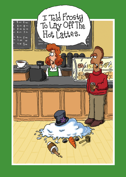 FROSTY LATTE  (Christmas Coffee Gift Card Holder)